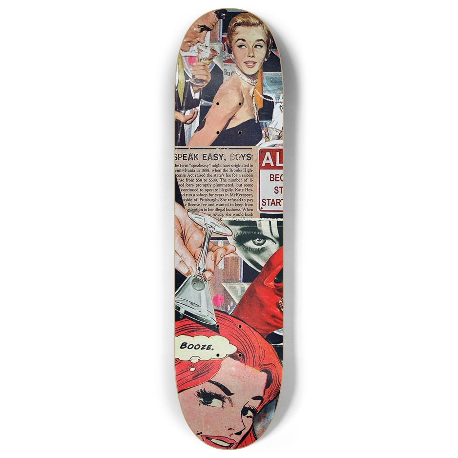 Boozy Babe Skateboard Deck